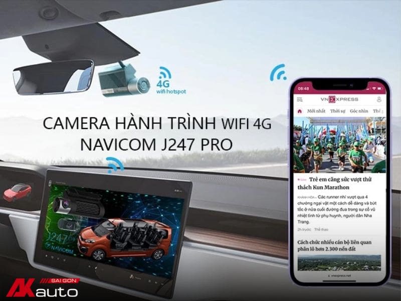 Có nên lắp camera hành trình có wifi cho xe