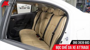 Bọc nệm ghế da Mitsubishi Attrage mang lại cảm giác mềm mại bọc ghế da ô tô attrage