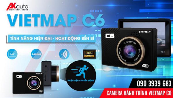 lắp camera hành trình ô tô c6 chính hãng hcm