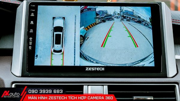 camera 360 trên màn hình zestech