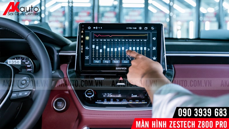 dps điều chỉnh âm thanh trên màn hình ô tô zestech z800 pro