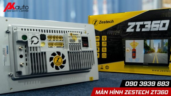 Mặt sau màn hình Zestech ZT360