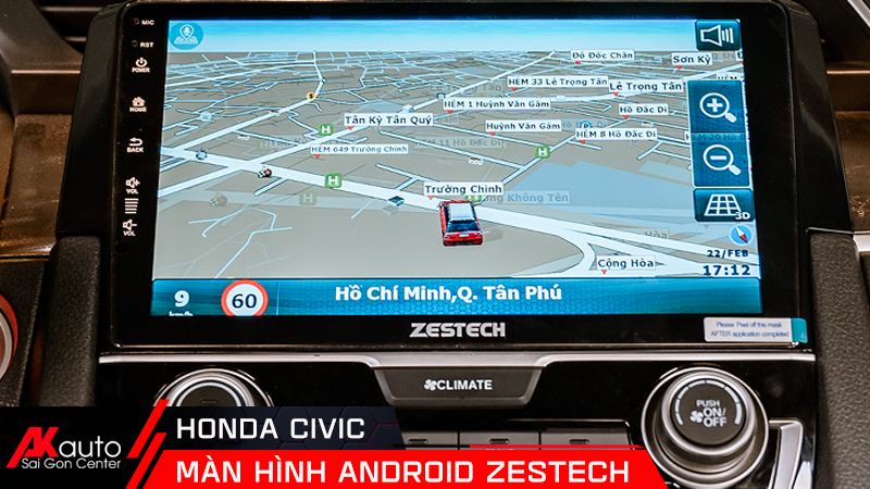 zestech android civic dẫn đường vietmap