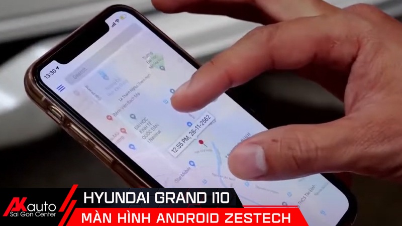 android zestech i10 check vị trí xe từ xa