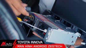 AKauto lắp màn hình Zestech Innova cắm giắc zin xe