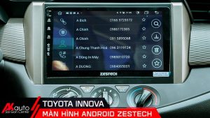 đồng bộ danh bạ trên màn hình zestech innova