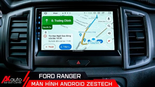 zestech ford ranger dẫn đường google maps