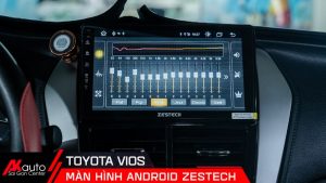 công nghệ âm thanh điện tử dvd zestech xe vios