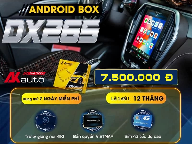 Android box DX265 giá bao nhiêu