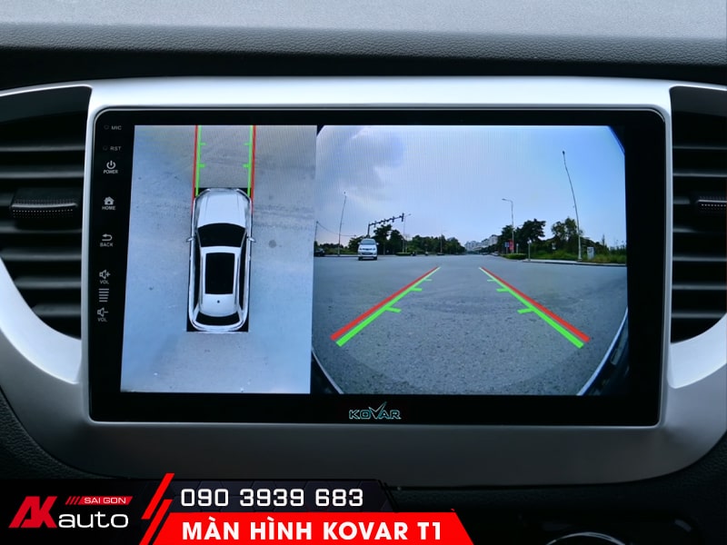 Màn hình ô tô Kovar T1 hỗ trợ lái xe an toàn