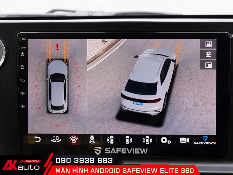 Màn Hình Safeview Elite 360 quan sát toàn cảnh xe