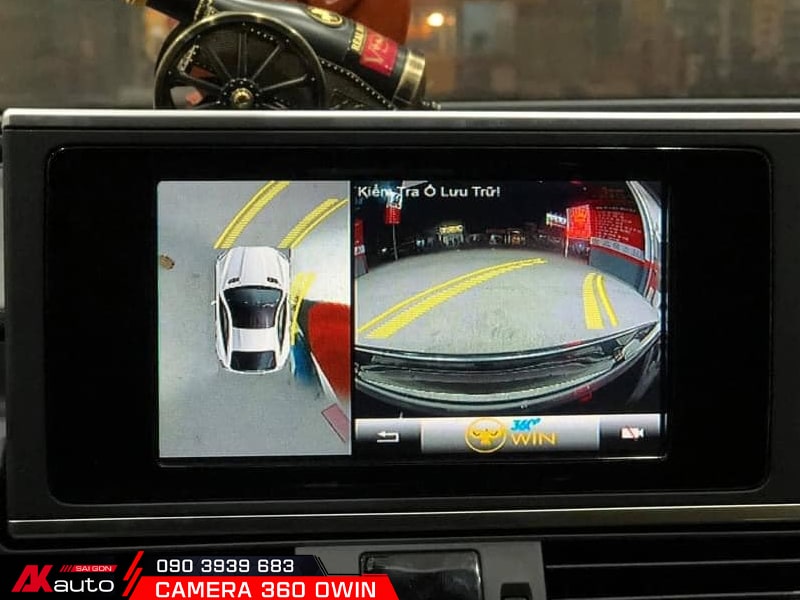 Camera 360 Owin hiển thị theo tín hiệu xe