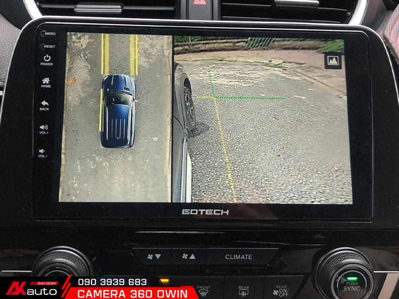 Camera 360 Owin hỗ trợ quan sát hai bên hông xe