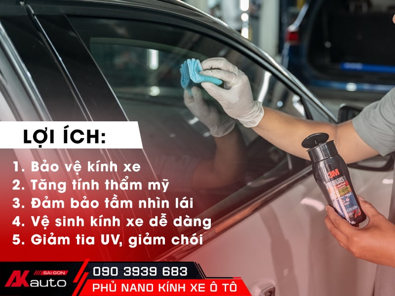 lợi ích của phủ nano kính