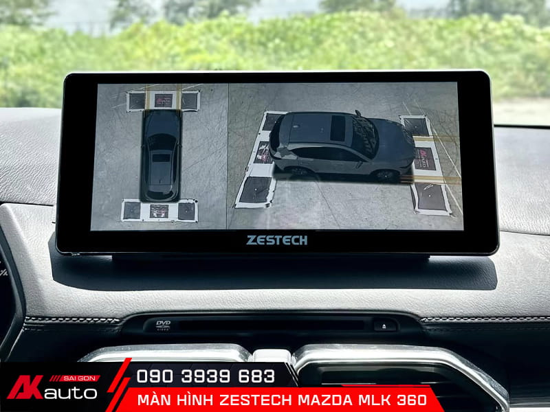 Màn Hình Zestech Mazda MLK 360 hỗ trợ lái xe an toàn