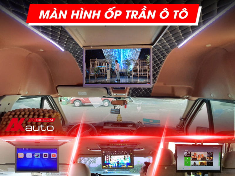 Màn Hình Ốp Trần Ô Tô