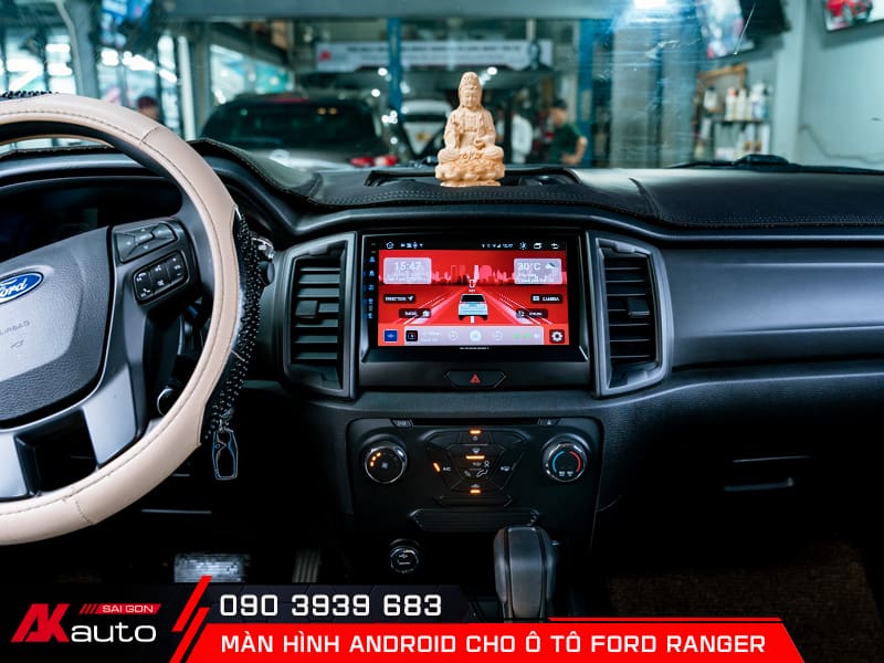 Một số dòng màn hình android ô tô Ford Ranger nổi bật