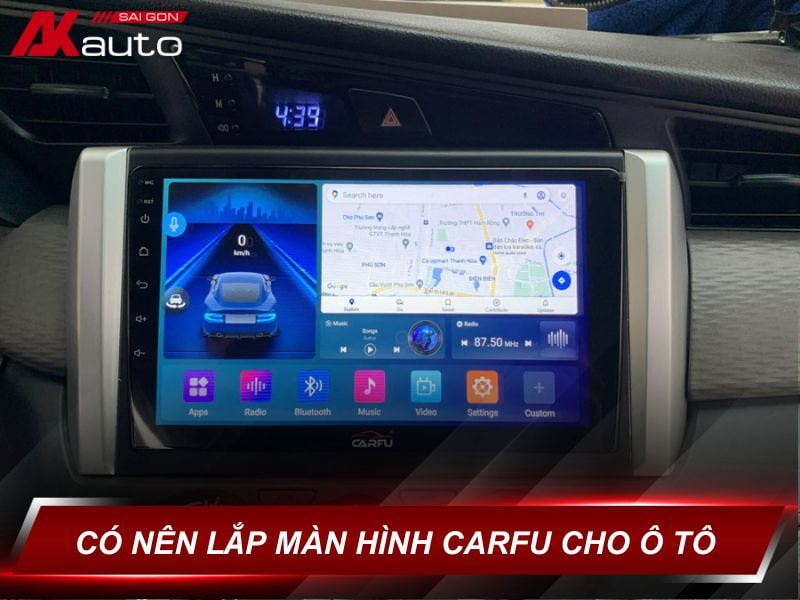 Có Nên Lắp Màn Hình Ô Tô Carfu Chính Hãng