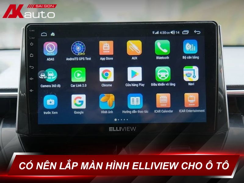 Có Nên Lắp Màn Hình Elliview Cho Ô Tô