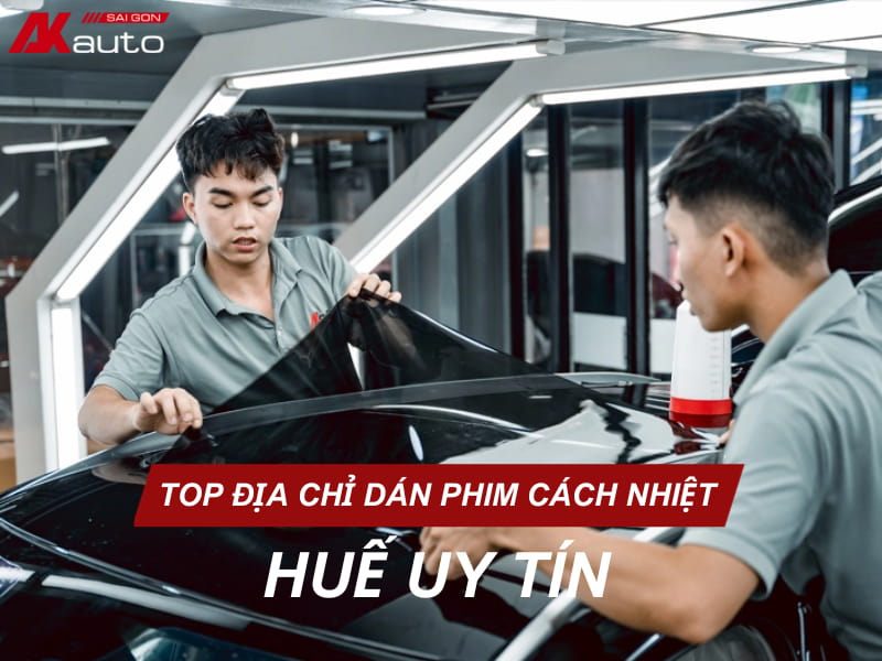 Dán Phim Cách Nhiệt Huế Ô Tô Uy Tín