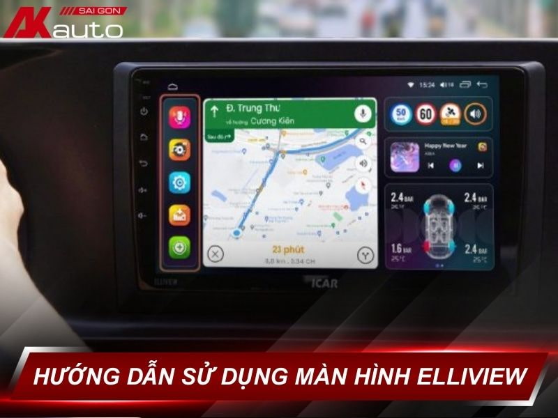 Hướng Dẫn Sử Dụng Màn Hình Elliview Cho Ô Tô