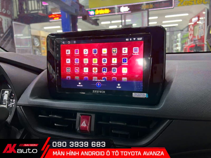 Một số dòng màn hình android Toyota Avanza nổi bật
