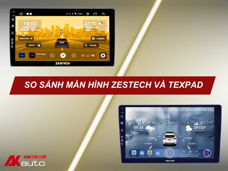 So Sánh Màn Hình Zestech Và TexPad