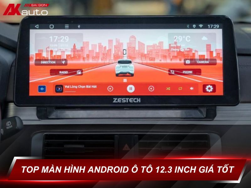 Top 5+ thương hiệu màn hình android ô tô 12.3 inch chất lượng, bán chạy nhất