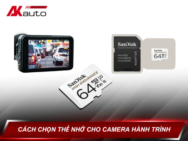 hướng dẫn cách chọn thẻ nhớ cho camera hành trình