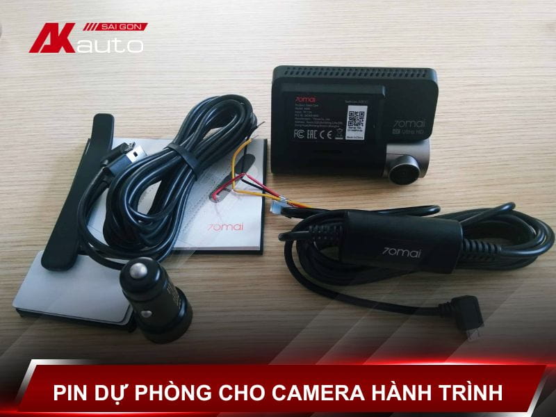 Pin dự phòng cho camera hành trình