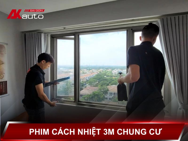 Phim cách nhiệt 3m chung cư AKauto