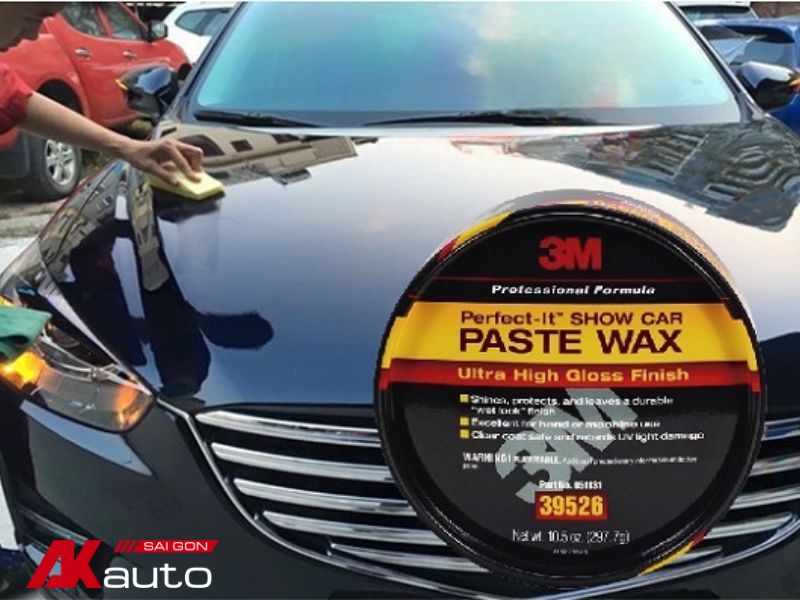 Wax bóng xe hơi 3M Perfect-It Show Car Paste Wax 