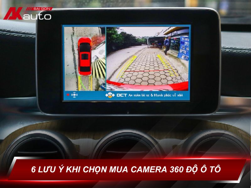 Lưu ý khi chọn mua camera 360 độ ô tô