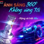 nh sáng mạnh mẽ 360° và trải đều