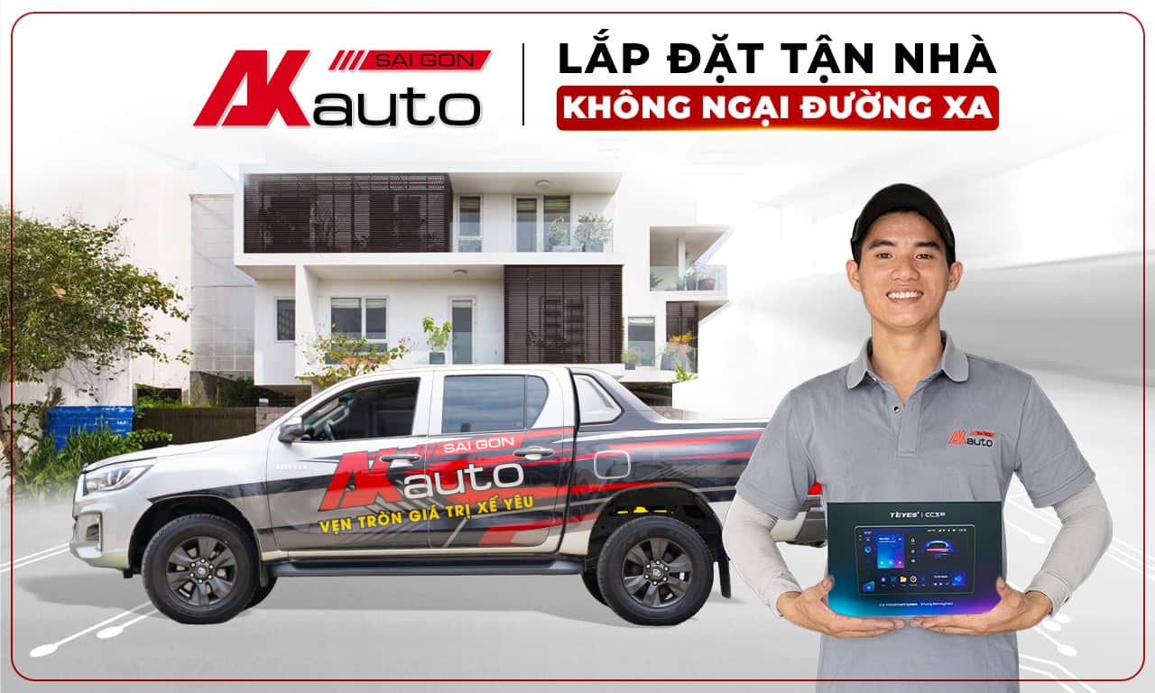AKauto lắp màn hình android ô tô tận nơi