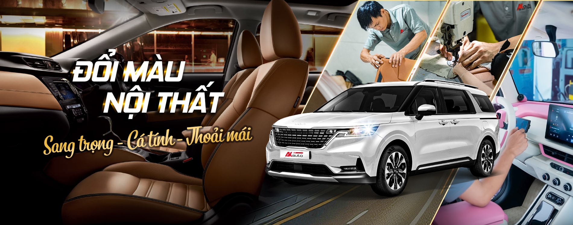 Đổi màu nội thất ô tô - AKauto
