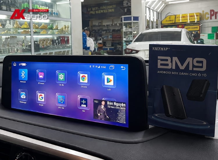Android Box Vietmap BM9 kết nối 4G tốc độ cao, mở rộng trải nghiệm giải trí