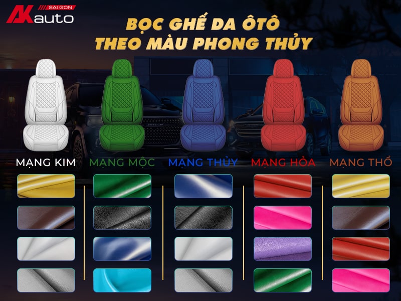 Chọn màu ghế da Audi Q5 theo mệnh, rước lộc vào nhà
