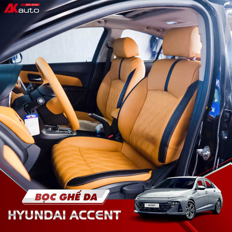 Bọc Ghế Da Hyundai Accent