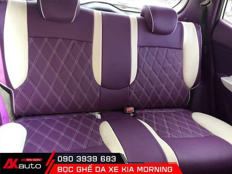 Bọc lại ghế da ô tô Kia Morning theo màu sắc yêu thích
