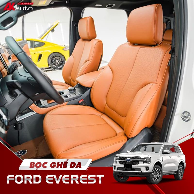 Bọc Ghế Da Xe Ford Everest