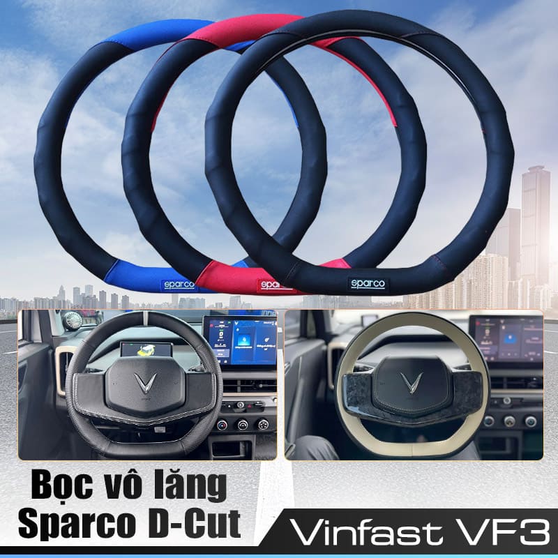 Bọc Vô Lăng Sparco D-CUT