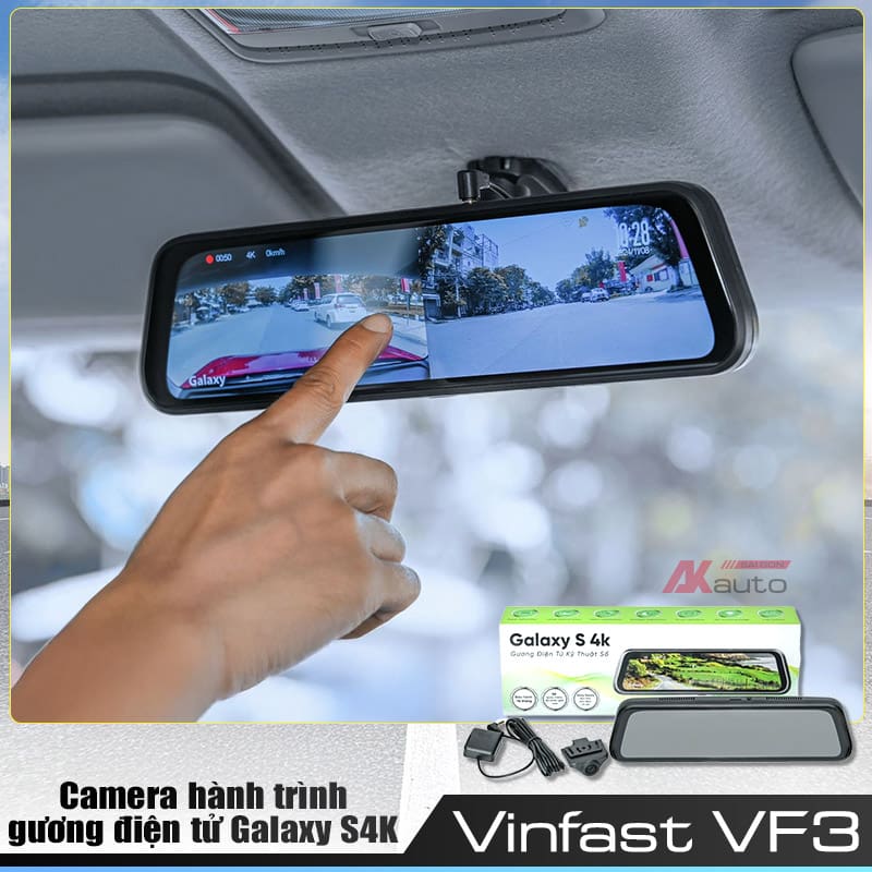 Camera Hành Trình Gương Điện Tử Galaxy S4K