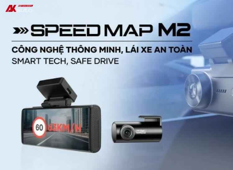 Camera Vietmap SpeedMap M2 là dòng camera hành trình ô tô cao cấp, phiên bản nâng cấp từ M1
