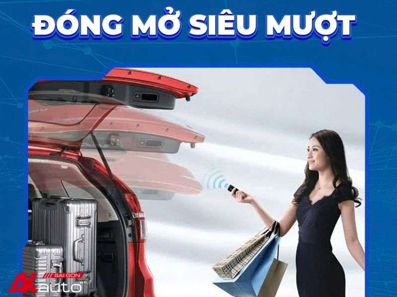 Độ cốp điện xe HRV 6 Cốp điện xe HRV đóng mở cốp nhẹ nhàng