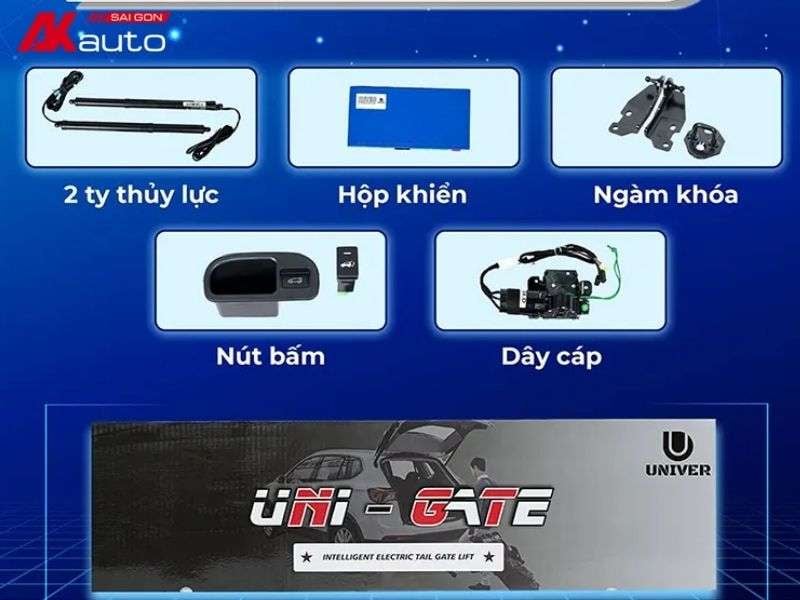 Độ cốp điện xe HRV 4 Cốp điện cho xe HRV thương hiệu Unigate