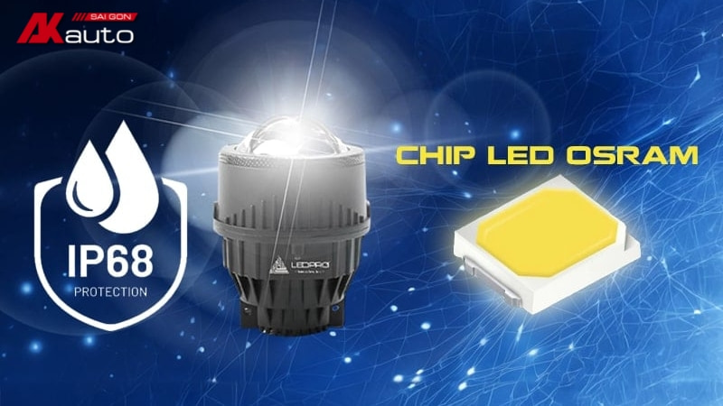 A11 Pro được cấu tạo từ chip LED Osram cho hiệu suất ánh sáng vượt trội