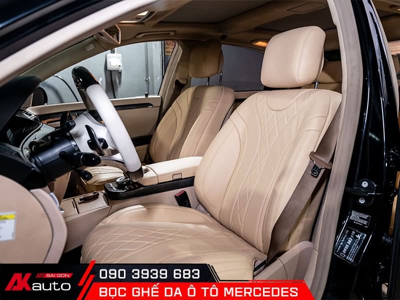 Vì sao nên bọc lại ghế da xe Mercedes