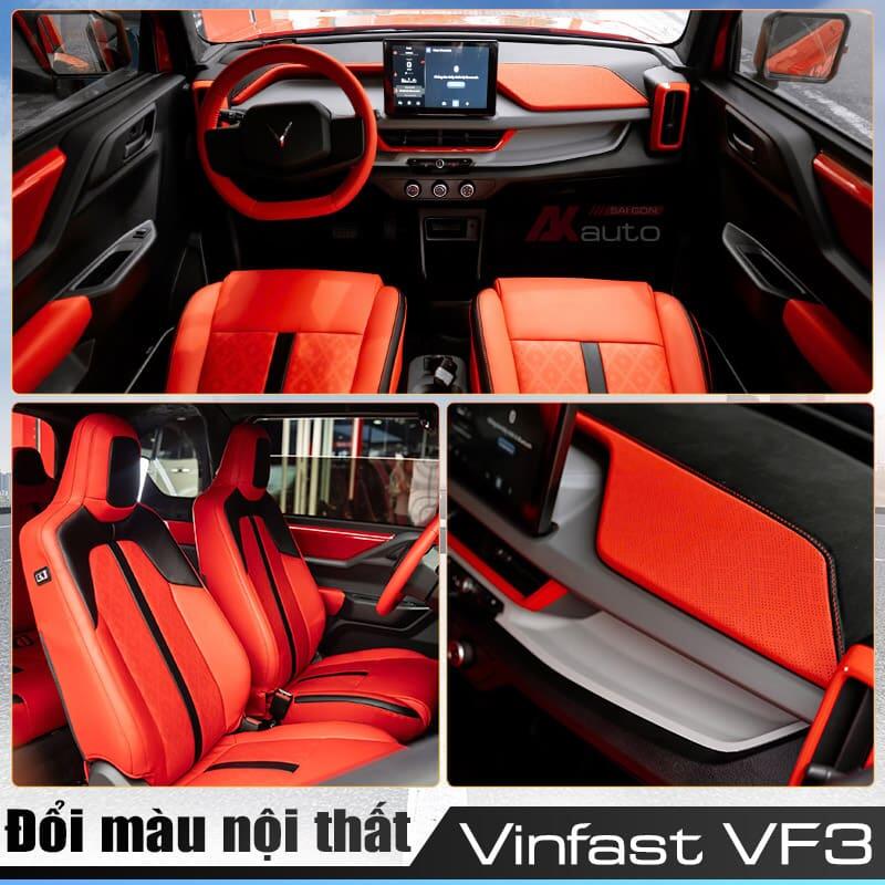 Đổi màu nội thất cho Vinfast VF3