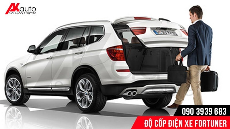 Độ cốp điện xe Fortuner 7 Hình ảnh chiếc xe Fortuner đã được AKauto nâng cấp cốp điện
